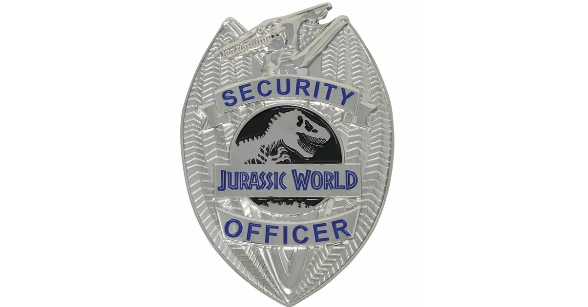 Replique badge agent de securité Jurassic World